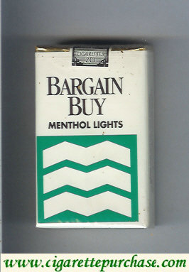 Bargain Buy Menthol Lights cigarettes
